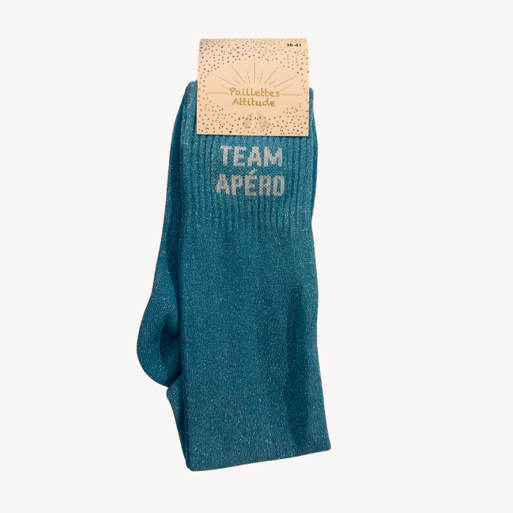 Paillettes Attitude - Chaussettes d'équitation _TEAM APÉRO