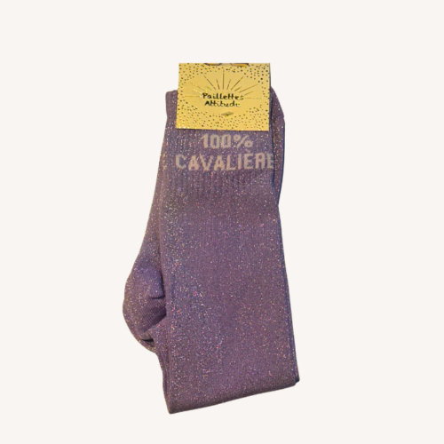 Paillettes Attitude - Chaussettes d'équitation 100% cavalière