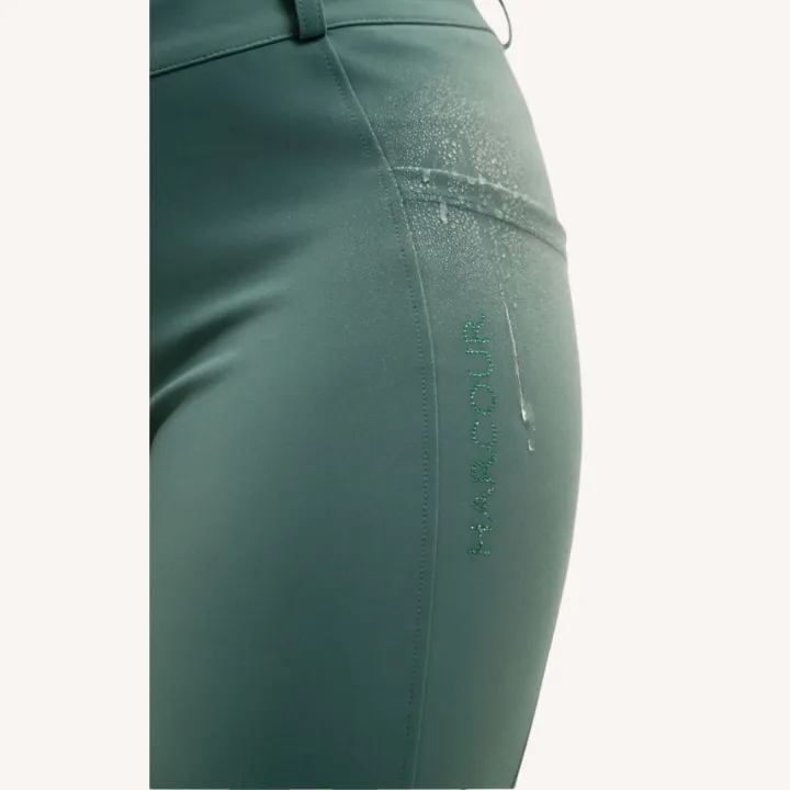 Harcour - Pantalon équitation Ludivine - Poche latérale + grip intégral - Paon