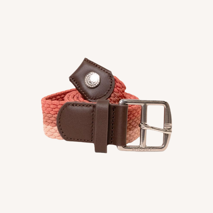 Harcour - Ceinture équitation Brume - Pamplemousse