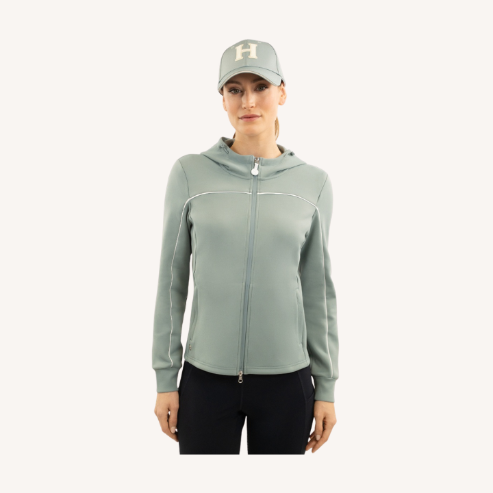 Harcour - Sweat zippé Bryssea - colibri