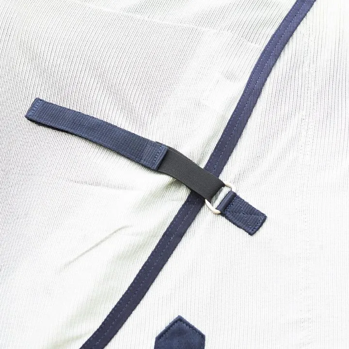 Qhp - Chemise anti-mouches avec couvre cou et masque amovible - Grise
