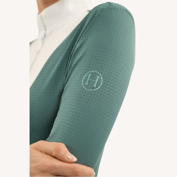 Harcour - Polo de concours Coco - Bleu Canard