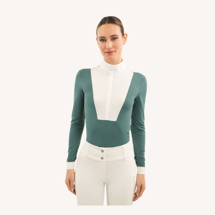 Harcour - Polo de concours Coco - Bleu Canard