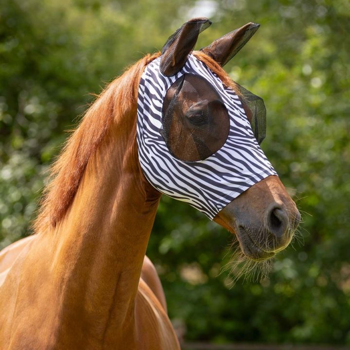 Qhp - Bonnet anti mouche lycra Super Bug - Lycra - Zèbre