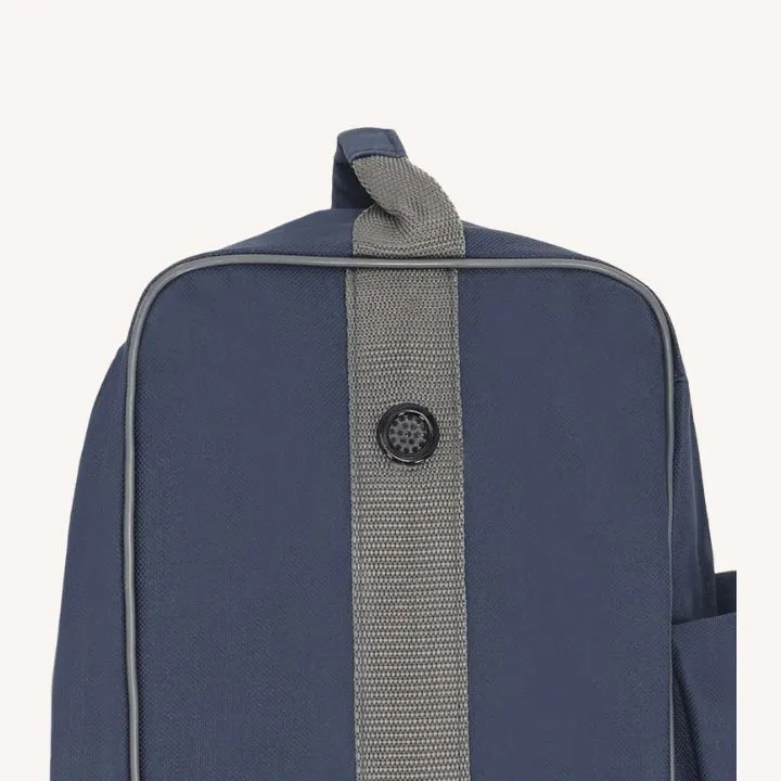 Qhp - Sac bottes_bombe d'équitation - 50 L - Bleu marine_gris
