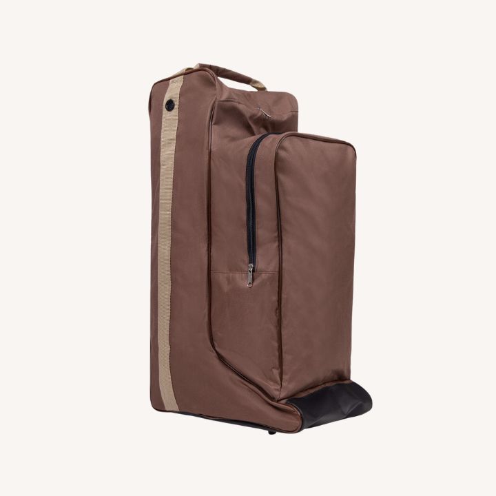 Qhp - Sac bottes_bombe d'équitation - 50 L - Brun_beige