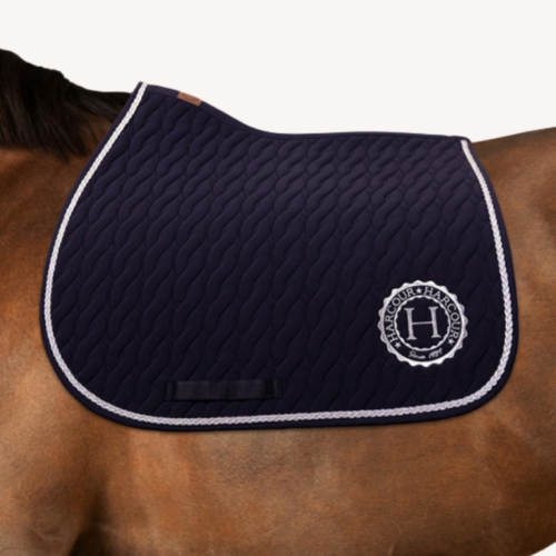 Harcour - Tapis de Selle Caelius - Bleu Marine