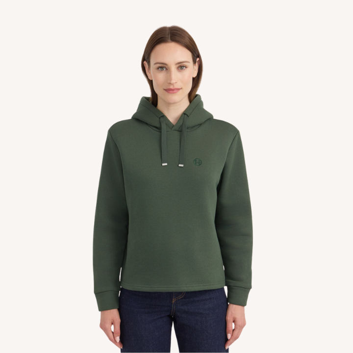 Harcour - Sweat à capuche Charlie - Vert Trèfle
